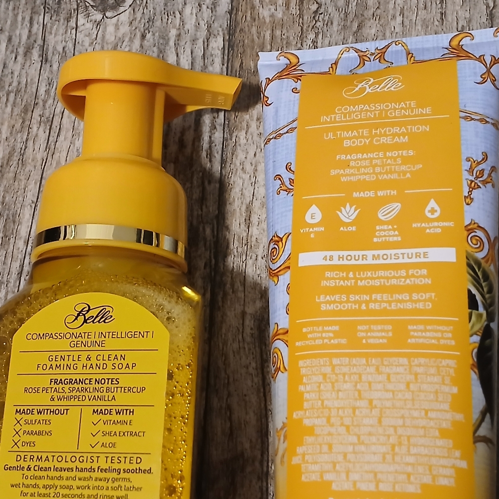 Disney Princess Belle Yellow Foaming Hand Soap & Body Cream Duo - Picture 4 of 4